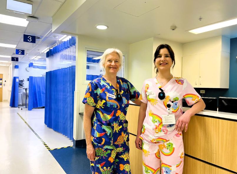Raewyn Wilson and Jovana Brasic are among the Waikato Hospital nurses involved in the planned caesarean admission pathway.