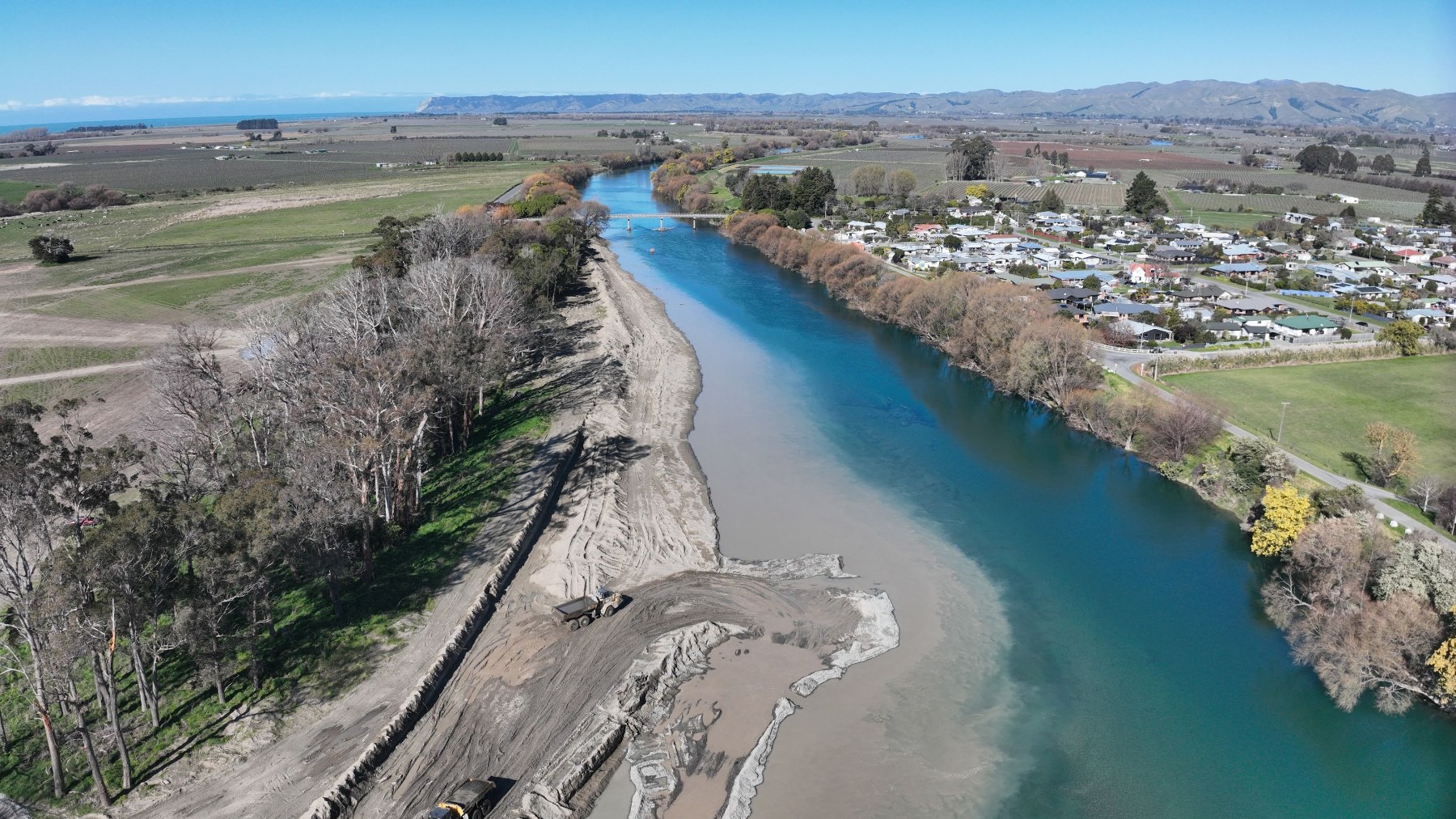 Stopbank repair and upgrade work is planned around Spring Creek after winter flood damage in Marlborough.