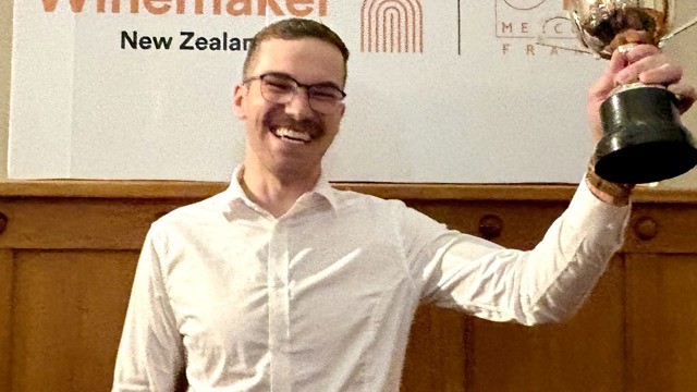Aaron Coxhead from Coxhead Wines has been named the 2026 North Island Young Winemaker of the Year.