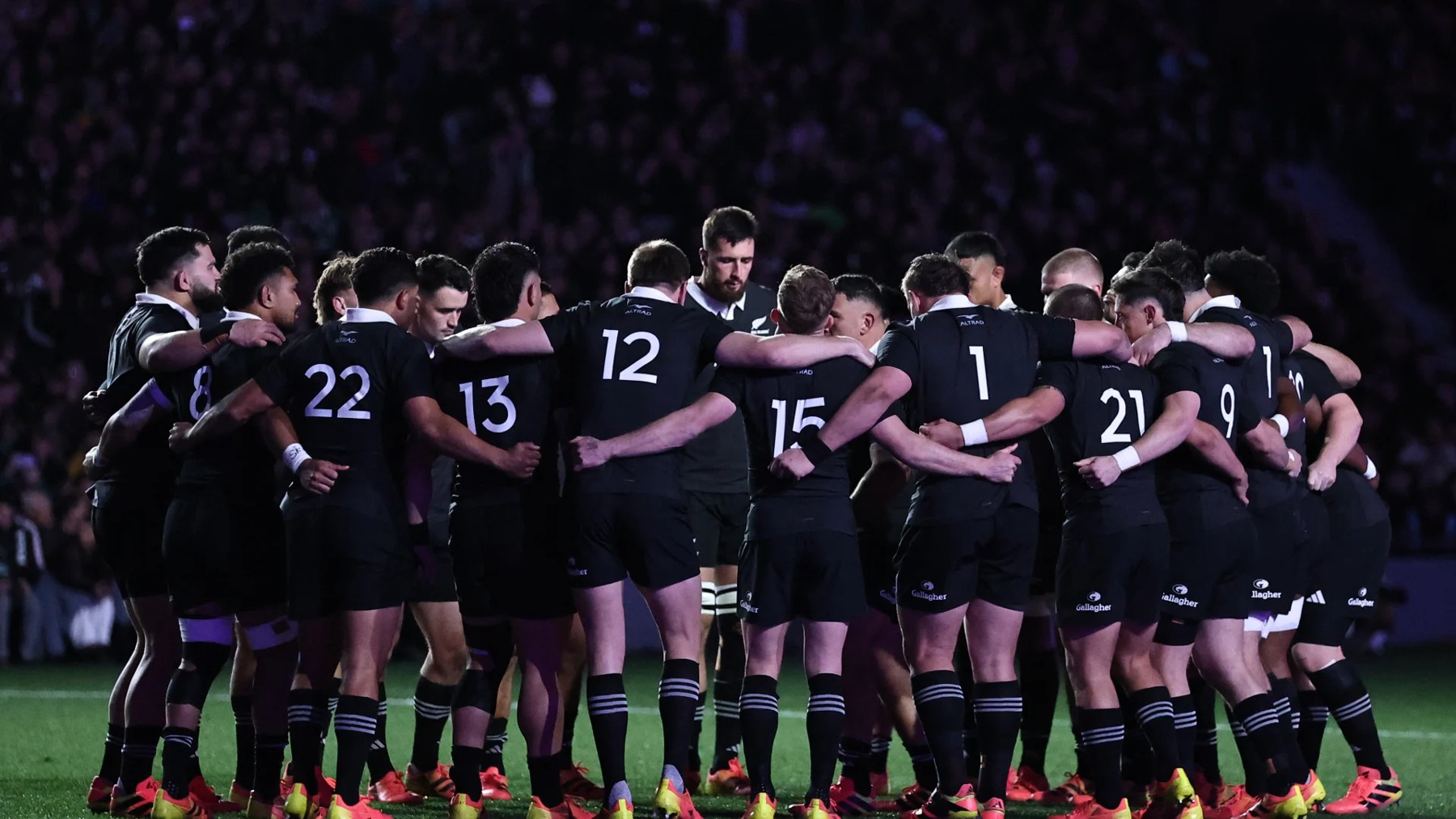 New Zealand Rugby has named a 44-strong All Blacks squad for the first Rugby's Greatest Rivalry Tour.