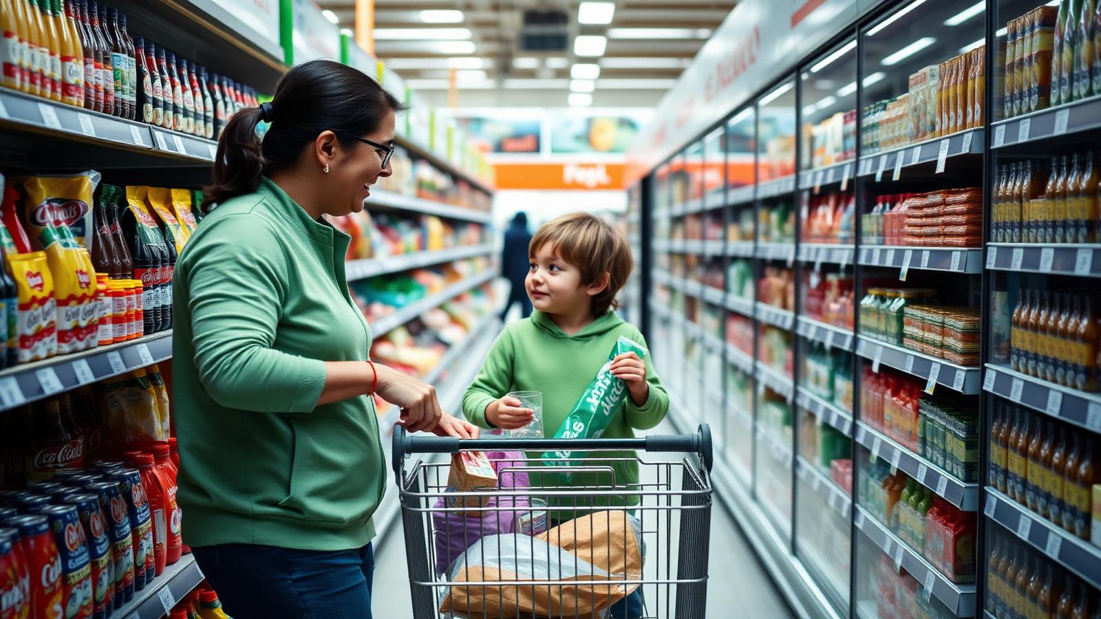 Budgeting family shows how supermarket habits are changing under pressure