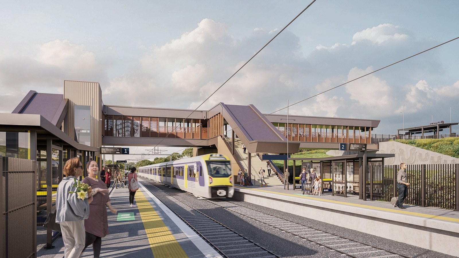 Auckland Transport says Drury and Paerata stations open to customers on Sunday 2 August, with new bus connections linking nearby communities.